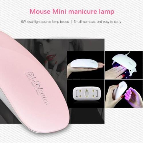 ON SALE TODAY!!! Portable Mini Nail Dryer UV LED Lamp USB Charging Manicure Art Gel Glue Varnish Polish Curing Baking Light