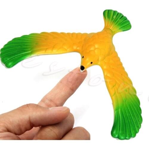 Magic Balancing Bird Science Desk Toy w/ Base Novelty Eagle Fun Learn Gag Gift-P101