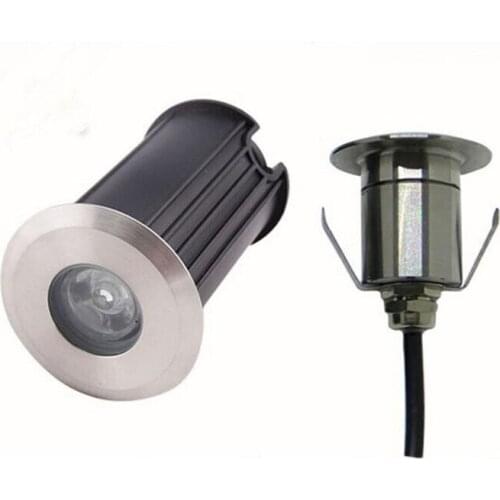 3W IP68 AC85-265V/DC12V Recessed Stainless Steel Lighting Outdoor Lamp LED Spot Floor Garden Yard LED Underground light