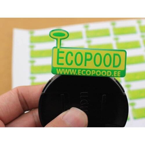 Top quality environmental clear epoxy resin sticker/custom epoxy sticker/ custom dome sticker