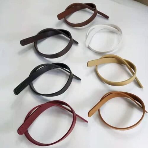 1Pc 60cm Bag Belt Detachable PU Leather Handle Women Shoulder Bag DIY Replacement Accessories Handbag Handle Strap Band