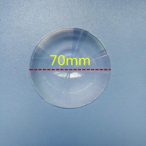 2 pcs round acrylic fresnel lens diameter 70mm focal length 30mm