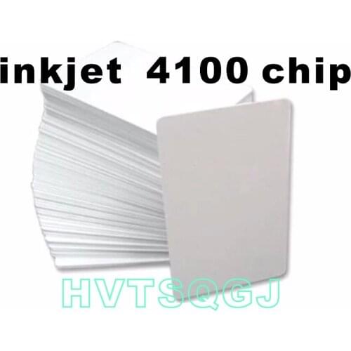 200PCS/Lot 125KHZ RFID Smart EM Proximity PVC Inkjet Card with EM4100 For E pson/C anon Inkjet Printer Double Side Printable