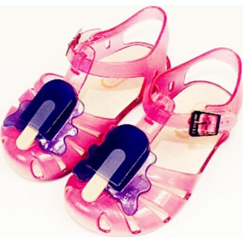 2017 Toddler summer shoes Little girl sandals kids shoes flower shoes kids girls summer sandals Designer jelly shoes