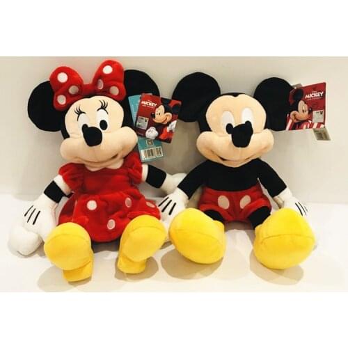 Free shipping Disney 30cm 1set=2pieces/lot mouse plush doll gift Childrens toys