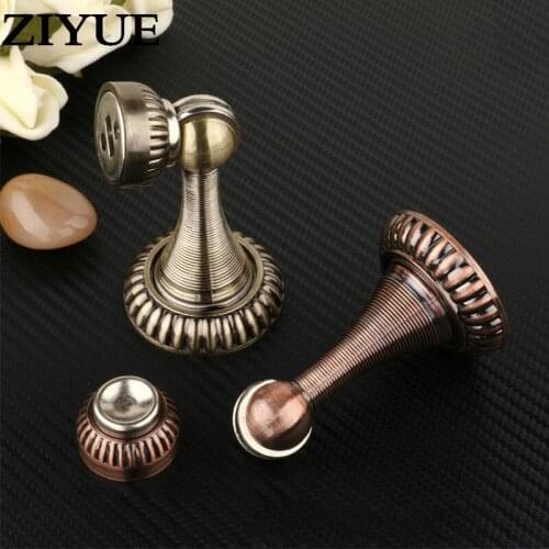 Free Shipping Zinc Alloy Door Suction Super Magnetic Door Suction European Retro Door Suction
