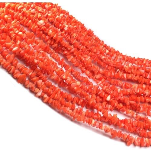 Natural Stone Coral Beads 5-6mm Loose Beads Isolation Beads for Jewelry Making DIY for Bracelet Necklace Accessorie
