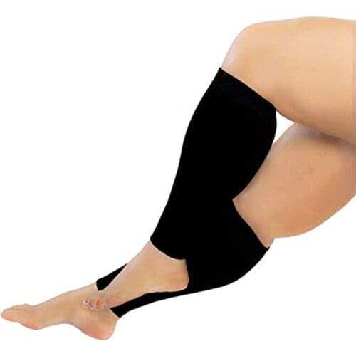 Elastic Calf Guard Comfortable Breathable Leg Sleeve Quick Dry Nylon Calf Guard for Outdoor Sport Hiking Cycling d88