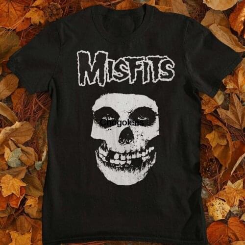 Misfits Punk Rock Vintage Misfits Distressed Skull Mens Soft Fitted Misfits The Attack T Shirt For Men And Women T Shirt(1)