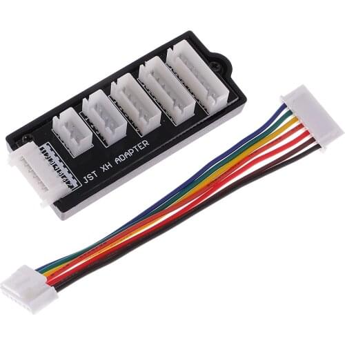 JST-XH 2-6S Balance Charger Expansion Board Adapter for RC Vehicles Lipo Battery Charging with Cable