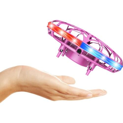 Mini Helicopter UFO RC Drone Infraed Hand Sensing Aircraft Electronic Model Quadcopter Flayaball Small Drohne Toys For Children