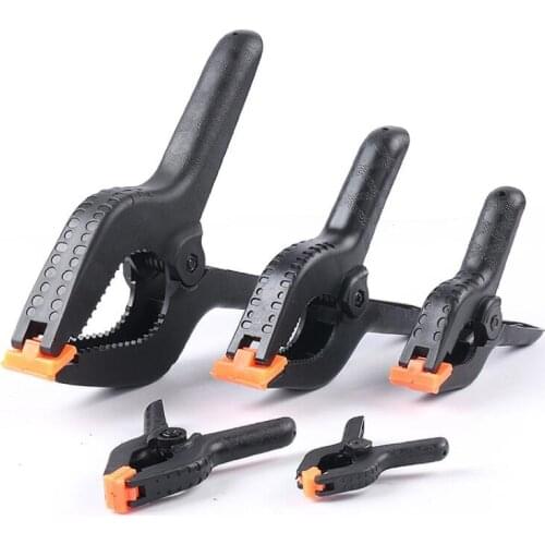Hard Plastic Micro Spring Clamps Set DIY Tools Grip Clips GJJ01