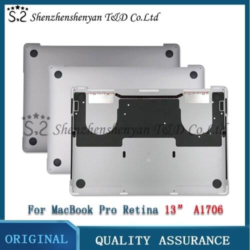 New A1706 Bottom cover silver/grey for MacBook Pro 13" Retina a1706 Bottom Case touchbar mlh12 mpxv2 emc3071/3163 2016 2017 Year
