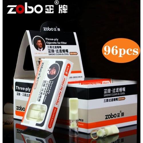 ZOBO Disposable cigarette holder Triple Filter authentic food grade healthy cigarette set smoking tool