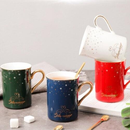 Flamingo Mug Wedding Souvenir Cup Couple Pair Cup