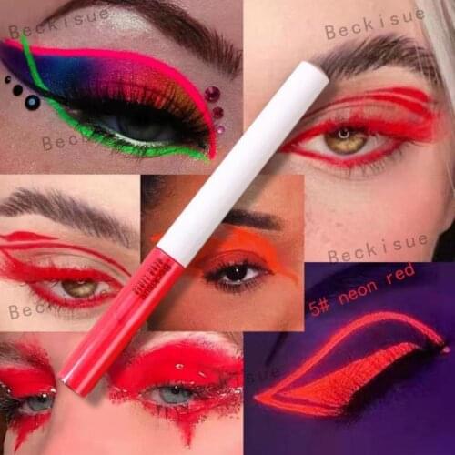 Rainbow Eyeliner Pencil Neon Liner Painted Paint Personality High Quality Professional Makeup for Women Korean Cosmetics TSLM1