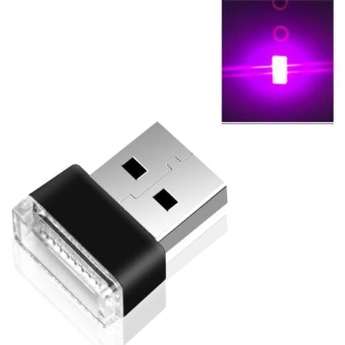 Adjustable Car USB LED Atmosphere Light Music Control RGB Interior Decorative Light DJ Christmas Stage Colorful lights Brigtnes