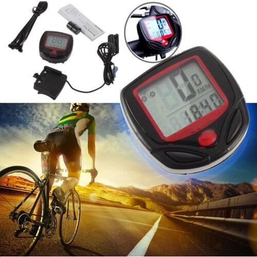 Bike Computer With Lcd Digital Display Waterproof Bicycle Odometer Speedometer Cycling Stopwatch Riding Accessories Tool #PY
