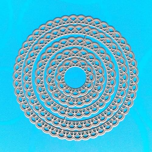 YINISE Metal Cutting Dies For Scrapbooking Stencils CIRCLE BASIC FRAME Y DIY Paper Album Cards Making Embossing Folder Die Cuts