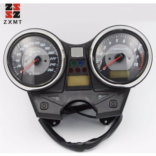 ZXMT Motorcycle Universal LED Speedometer Meter Tachometer Gauge Brand New Arrival Free For CB 1300 2009-2012 Accessories