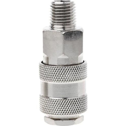 1 Pc Euro Air Line Hose Connector Fitting Female Quick Release 1/4 Inch BSP Male