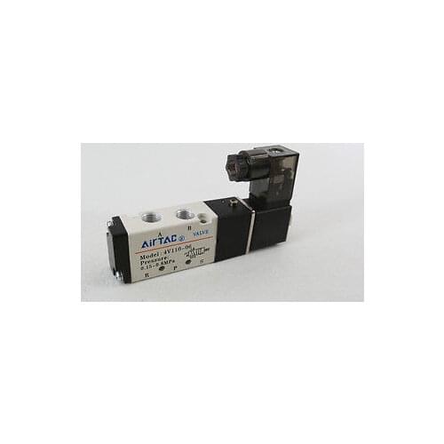10 pcs 4V110-06 DC 24V Solenoid Air Valve 5port 2position BSP QC