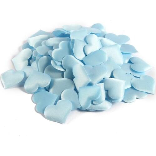 100Pcs/Pack 3.3*3.3cm Artificial Heart Flower Wedding Party Decoration Accessories Wedding Rose Petals Petalos De Rosa De Boda