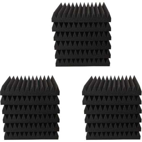 18Pcs 30X30X2.5CM Soundproofing Sponge Brick Noise Absorbing Processing Studio Sound-Absorbing Brick Foam Promotion