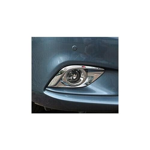 2PC For Mazda 6 ATENZA 2014-2016 Front fog lamp shade frame decorate sticker