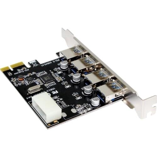 4 port USB 3.0 PCI-e Expansion Card PCI express PCIe USB 3.0 hub adapter 4-port USB3.0 controller USB 3 0 PCI e PCIe express 1x