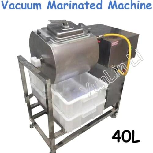 40L Vacuum Marinated Machine 220V 500W Steel Swelling Marinated Machine Commercial Economical Meat Salting Machine YA-908