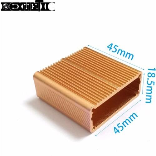 Aluminum enclosure Box project enclosure boxes case 18.5x45x45mm DIY NEW customize