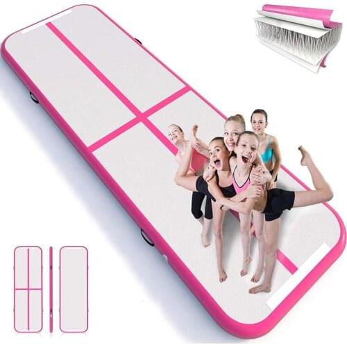 Free Shipping 3m4m5m Inflatable Gymnastics Airtrack Tumbling Air Track Floor Trampoline For Home Use/training/cheerleading/beach