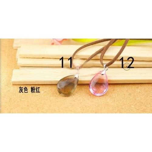 Freeshipping!!Gray and Pink Glass Vial Pendants For Necklace Sweater Chain Fashion Jewelry Gift Jewelry Accessories