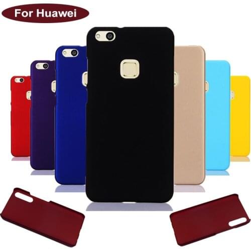PC Case For Huawei Honor 7A Y6 Y7 P20 9 PRO Y9 2018 8SE 7C P20 PLUS lite 7S Shockproof Full Hard Matte Candy Color Plastic Case