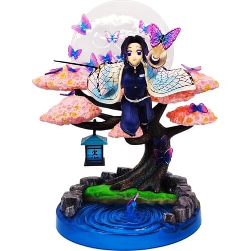 Demon Slayer GK Kochou Shinobu Anime Action Figure Model 31CM PVC Lovely Girl Statue Collection Toys Desktop Decoration Figma