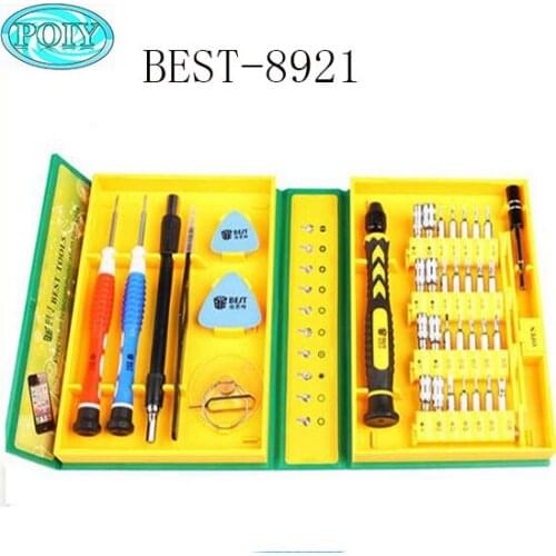 BEST-8921 High quality screwdriver mobile phone repair tool kit for iphone ipad laptop and universal electronic repairing tool
