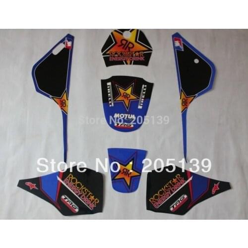 Motocross motocicleta accessories RACING PW80 3m emblems graphics kits decals STICKER for YAMAHA motorcycle DIRT PIT BIKE PW 80