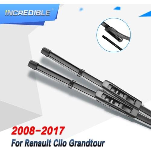 INCREDIBLE Wiper Blades for Renault Clio Grandtour III / IV 24"&16" Bayonet Arms 2008 2009 2010 2011 2012 2013 2014 2015 2016