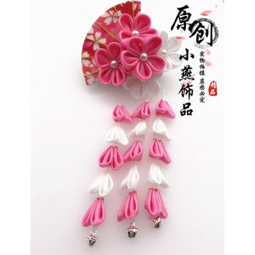 New Japanese style headdress, fringed hairpin, hair accessories, filming Hanfu, kimono, yukata, filming accessories Hairpin