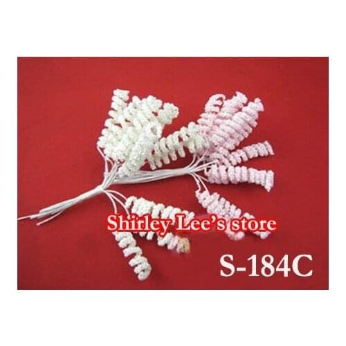 Wholesale--144 bunches=1728pcs fabulous handmade mini curly twig berries,Mix 2 colors