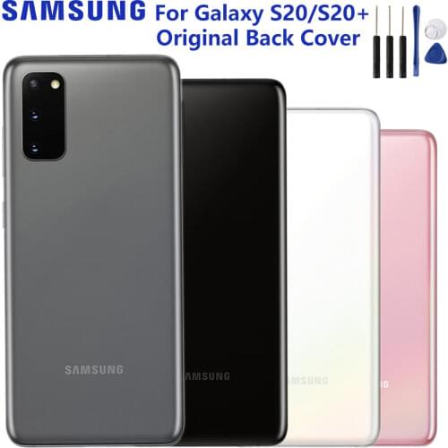 Samsung Original Back Cover Cases Battery Cover Housing For Samsung Galaxy S20 S20 Plus S20+ Galaxy 8K Back Rear Glass Case