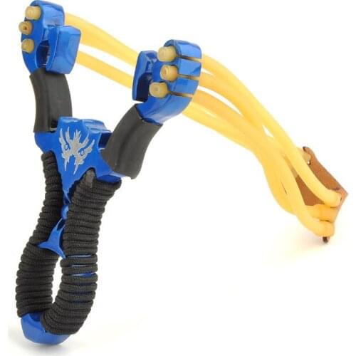 Alloy slingshot, outdoor hunting fishing shooting a slingshot. Outdoor shooting toys, childrens classic toys