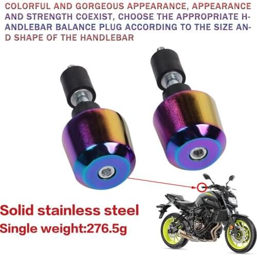 Motorcycle Handlebar Counterweight Handles Bar End Plug Cap Slider For Ninja 650 R1150r ak 550 klx 110 kx 125 z400 duke 690 200