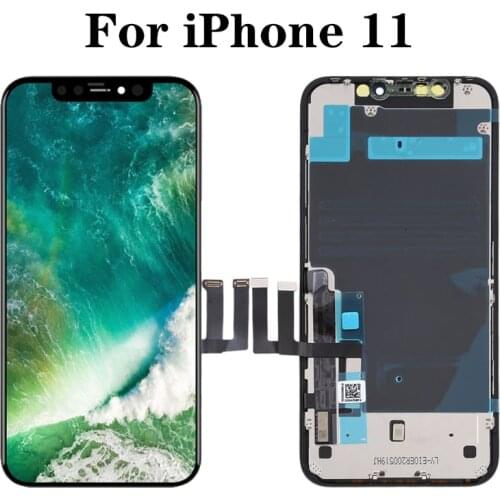 100% Original New Lcd For iPhone 11 New Display Touch With 3D Touch Screen Replacement Factory Display Screen For iPhone 11 Lcd