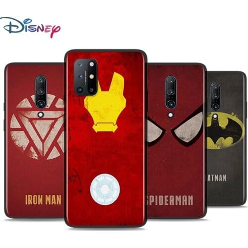 Silicone Cover Avenger Marvel Superhero Logo For OnePlus Nord N10 N100 8T 7T 6T 5T 8 7 6 Pro Plus Phone Case Shell Coque