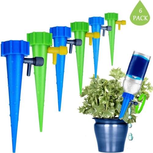 4/6/12Pcs Drip irrigation system Plant Waterers DIY Automatic drip water spikes taper watering plants automatic plant