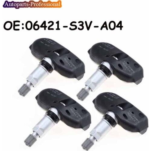 4 pcs/lot For Honda MDX RL TL Odyssey Ridgeline TPMS Sensor Tire Pressure Monitoring System 06421-S3V-A04 06421S3VA04 315MHZ Car