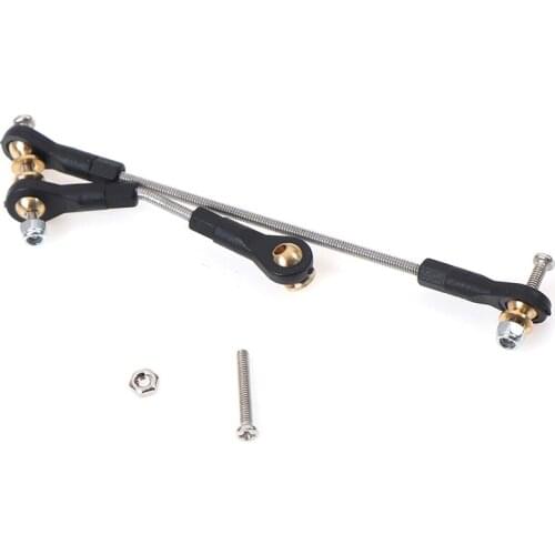 1set Metal tire dirección de enlace de varilla de accesorio para WPL B-1 B-14 B-24 B24 C14 C-14 1/16 RC Actualización de coche p