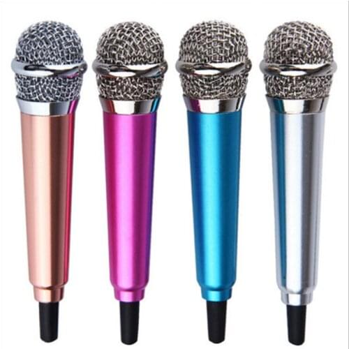 1pcs Mini 3.5mm Wired Microphone for Mobile Phone Tablet PC Laptop Speech Sing Condenser Microphone Handheld Microphone